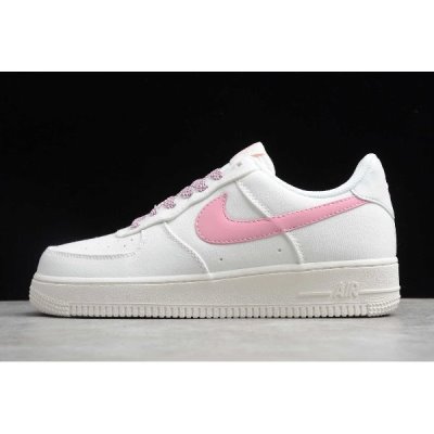 Nike Bayan Air Force 1 '07 Beyaz / Pembe Kaykay Ayakkabı Türkiye - RN93P7UR